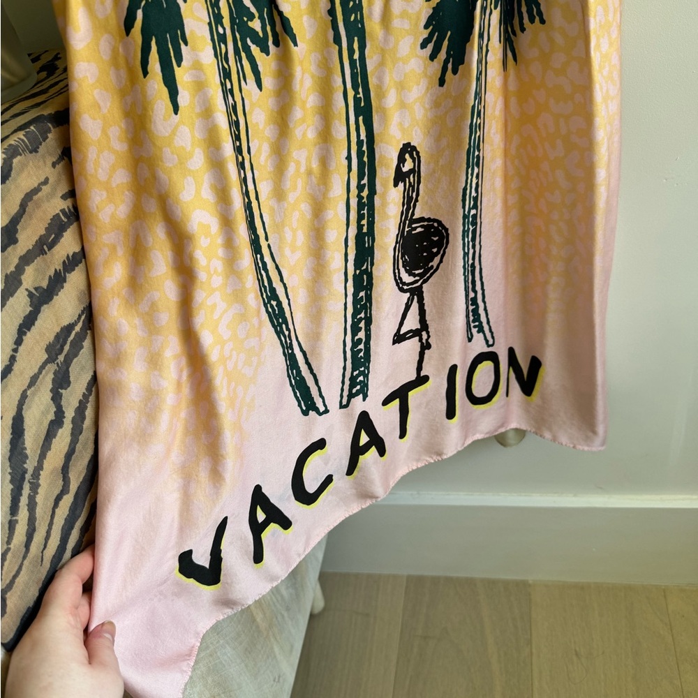 Pink Palm Tree Midi Dress - Picture 8 of 12